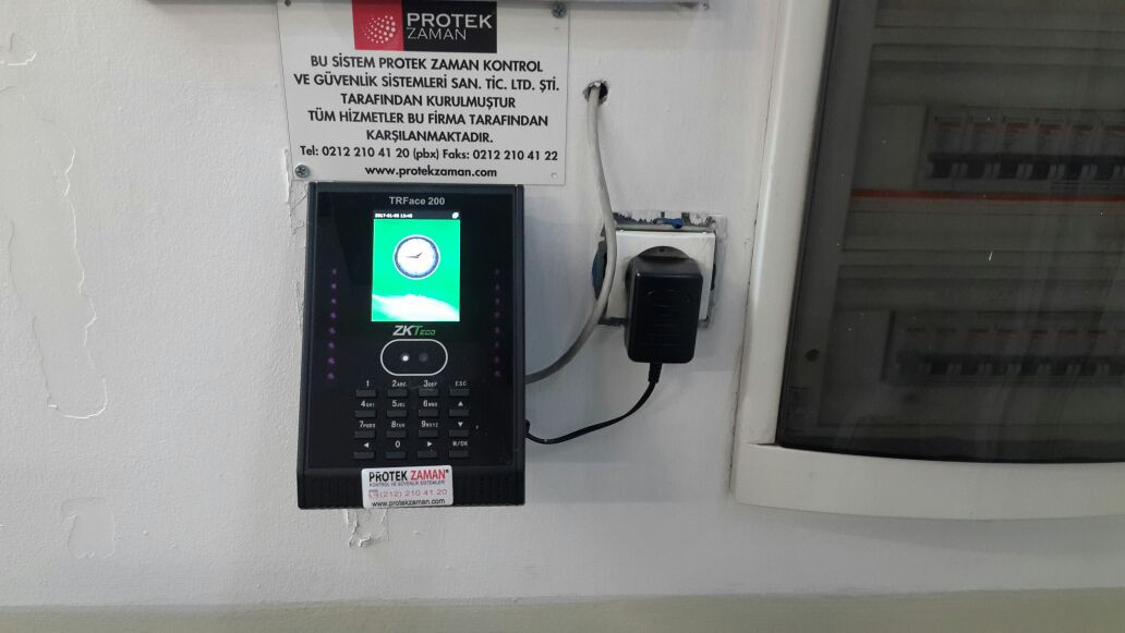 TRFace 200 Yüz Tanıma Sistemi Montaj Görüntüleri